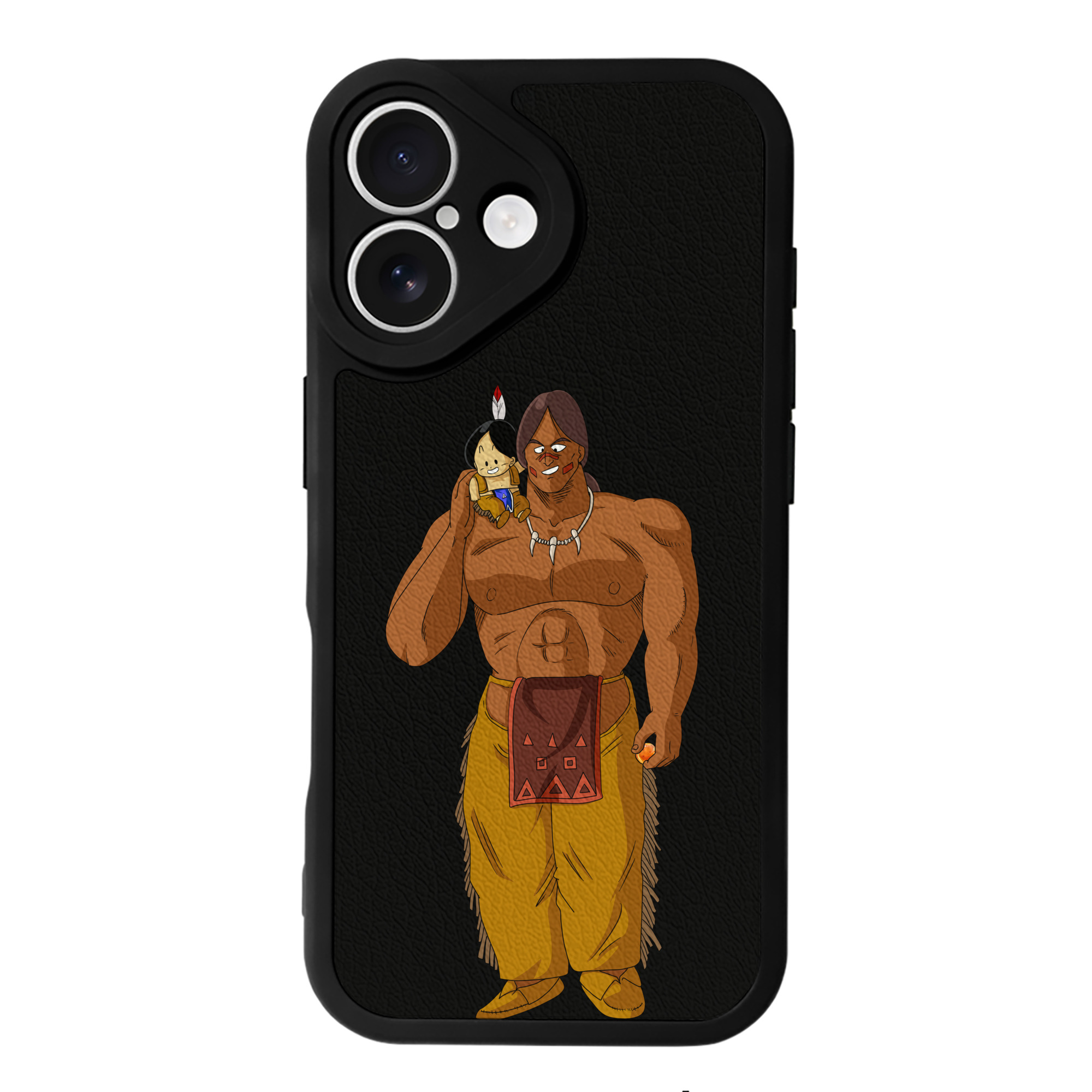 （画像用） ドラゴンボール DRAGON BALL 【iPhone 16シリーズ対応】シリコンスマホケース（レザー調） 材質：シリコン